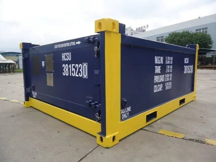 10ft Open Top Container – New, DNV 2.7-1 Half Height