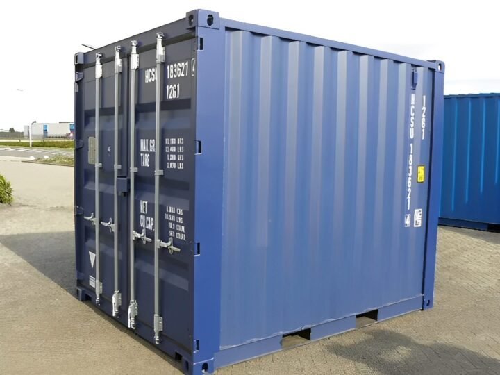 10Ft x 8Ft Shipping Container (One Trip) – Blue