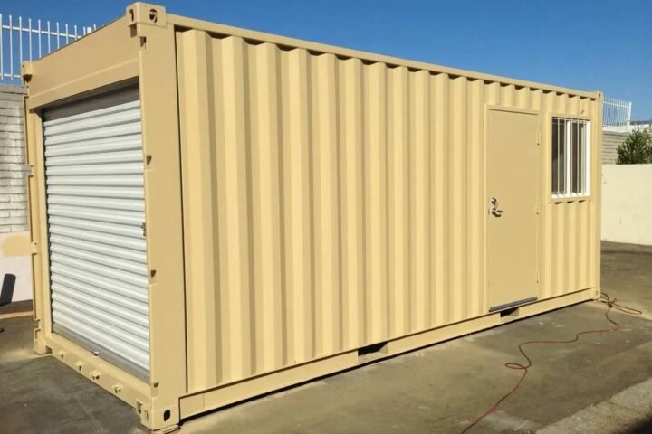 16ft Storage Container – New, Heavy-Duty Roll-Up Door