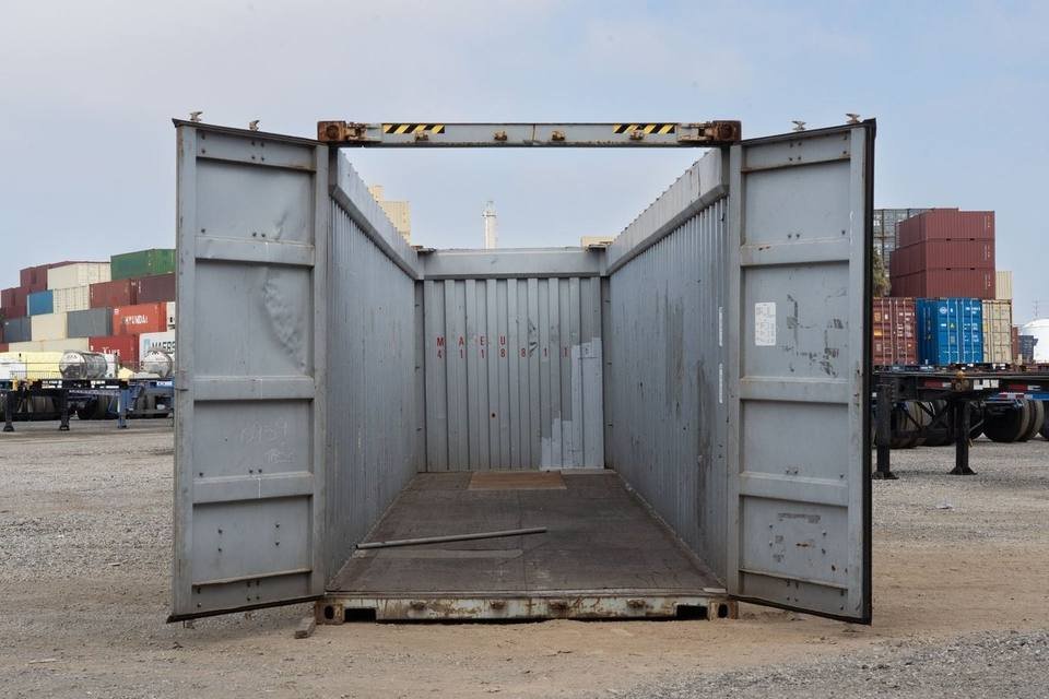 20ft Open Top Container – Cargo-Worthy, Tarpaulin Roof