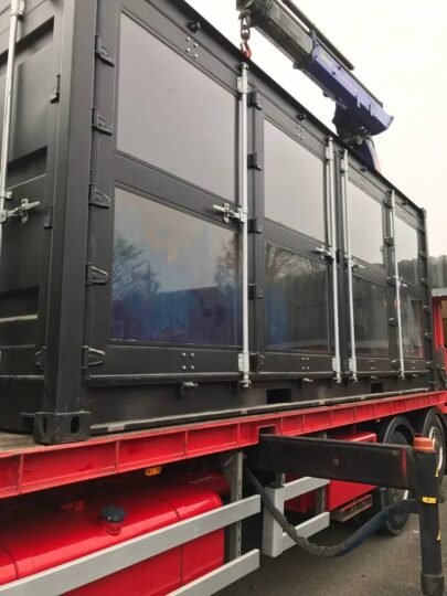 20ft Shipping Container – Used, Fitted Glass Windows