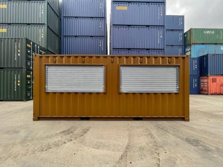 20ft Container Bar – Walk-In Cooler and Serving Awnings
