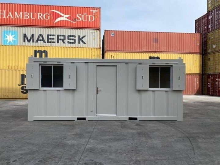 20ft Open Plan Office Container – Relocatable Steel