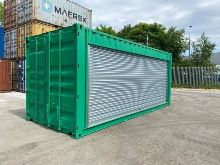 20ft Side Roller Shutter Container – Refurbished Respray