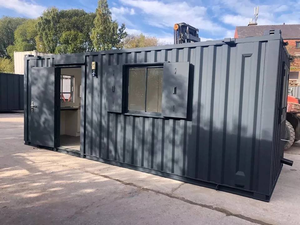 20ft x 8ft Anti-Vandal Toilet and Canteen Container