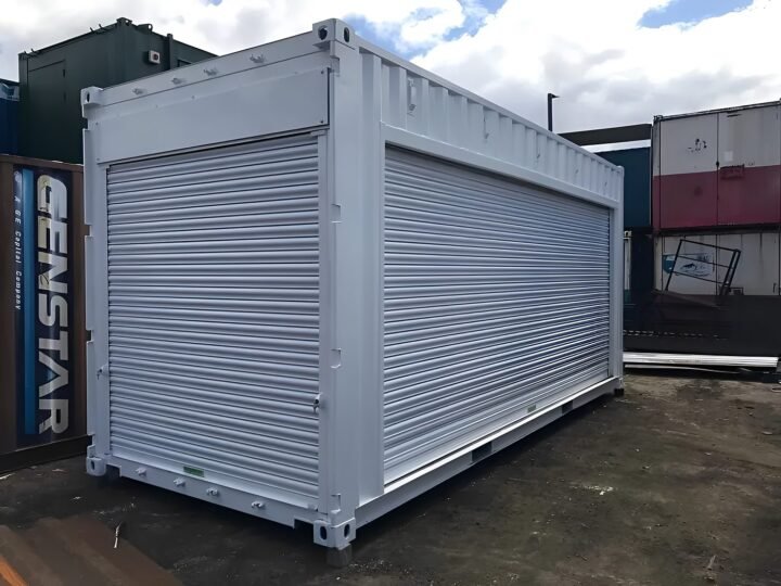 20ft x 8ft Roller Shutter Shipping Container