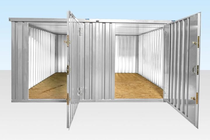 3M x 4.2M Side Linked Flat Pack Bundle (Galvanized)