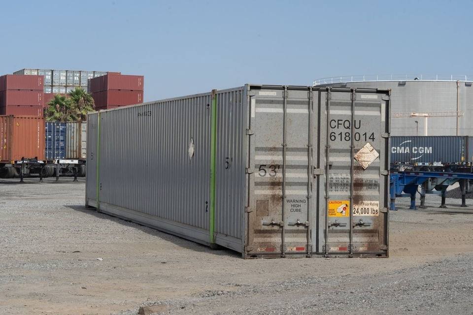 53ft High Cube Container – Cargo-Worthy, 430 sq ft