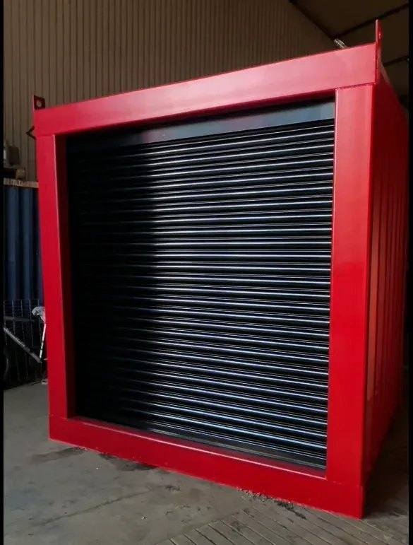 6ft Shipping Container – New, Motorized Roller Shutter