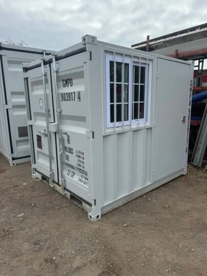 7ft Shipping Container – New, With Window and Door