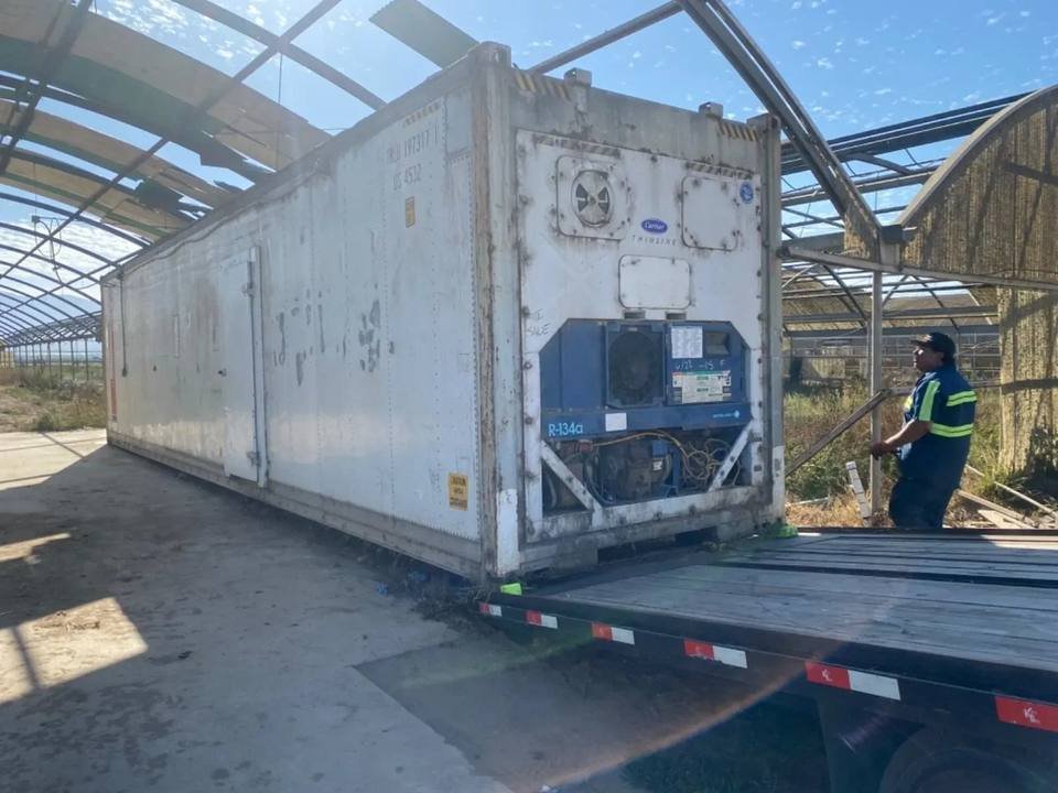 40ft Refrigerated Container – Used, Custom Side Door
