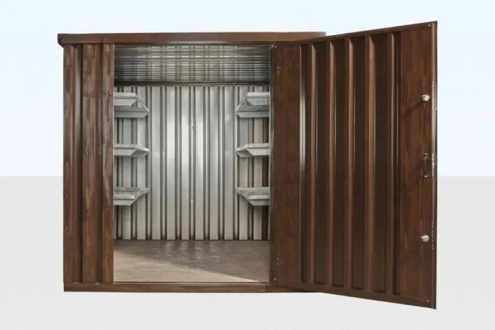 Flat Pack Storage Container – New, Wood-Effect 2m x 2.1m
